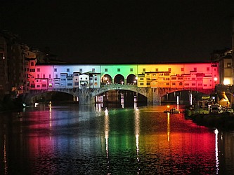2015 - Ponte Vecchio, Firenze - Evento: Toscana Arcobaleno